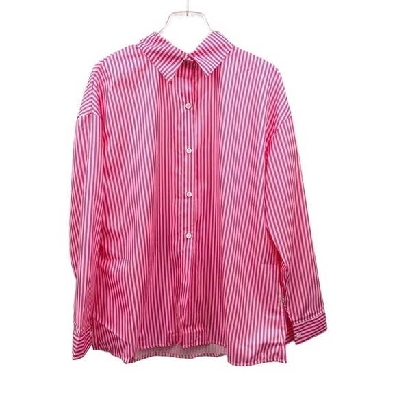 NEW 2pc Outfit Shirt & Shorts with Pink Stripes Size 0X - Picture 4 of 9